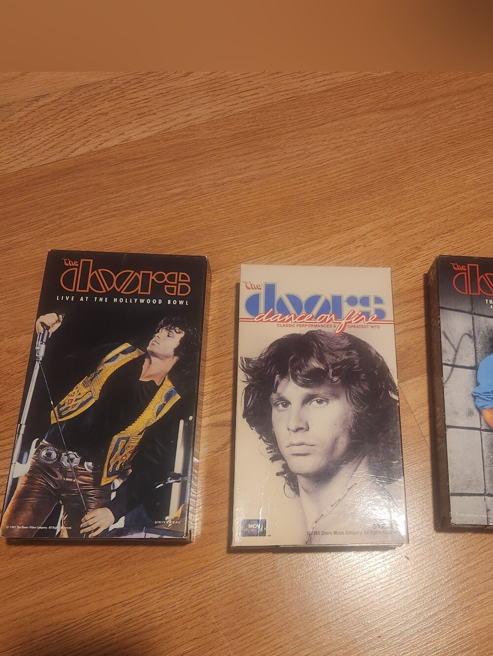 The Doors VHS Lot - 3 VHS